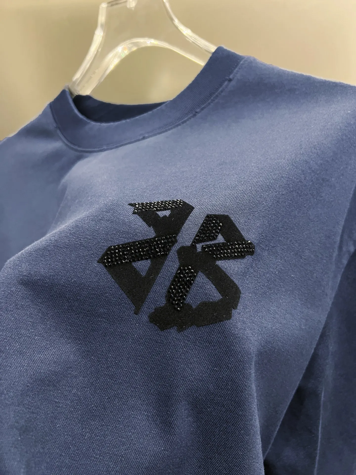 Balenciaga 黑色 Logo 短袖T恤 宽松休闲