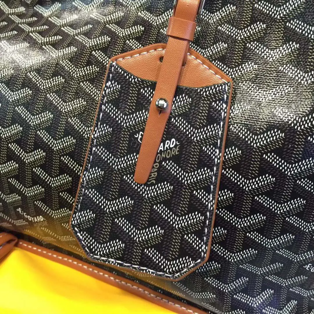 Goyard 戈雅 双面可用 充满法式优雅 订制Y字母涂鸦料 皮轻 旅行袋 大容量旅行款(數字9) Goyard 戈雅 双面可用 充满法式优雅 订制Y字母涂鸦料 皮轻 旅行袋 大容量旅行款(數字9)
