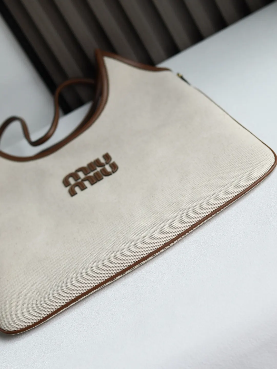 Gold Top Handle Bag Commuter Canvas