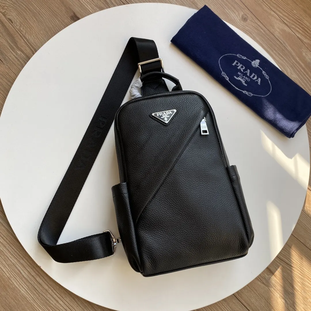 Prada Black Belt Bag Casual Leather