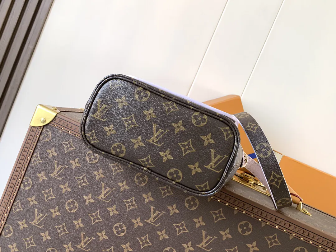 LV Neverfull 黑紫色配色 托特包 大容量通勤款 | ORBUYBAG 嵐奢包