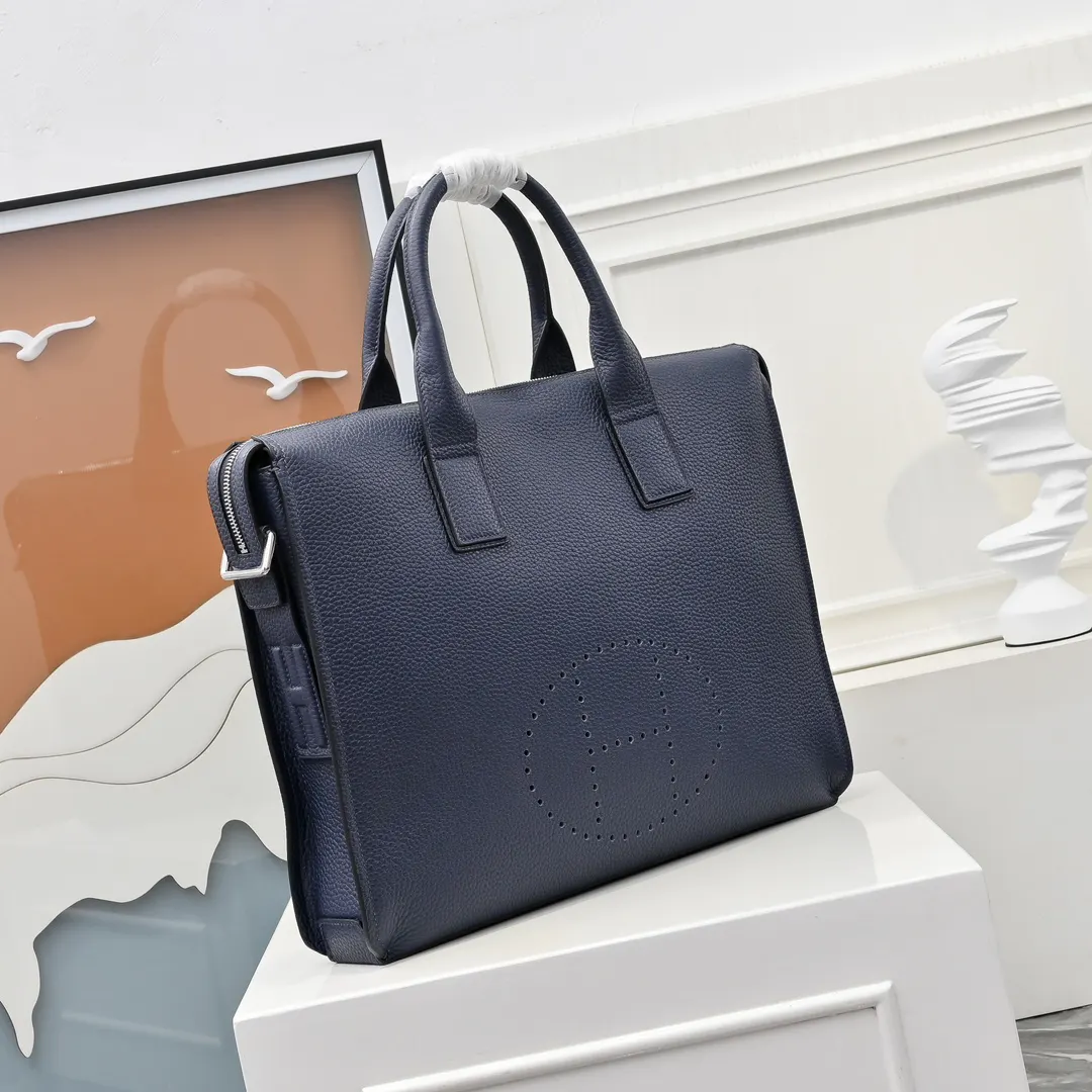 Hermes Briefcase Business Commuter Leather