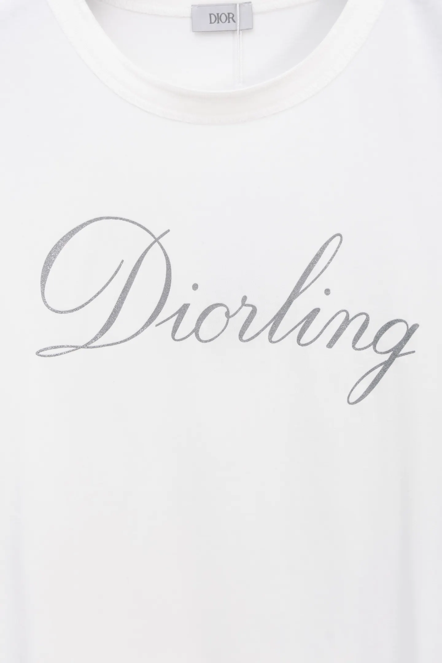 DIOR 25FW 白色 印花 纯棉 短袖T恤 休闲百搭款