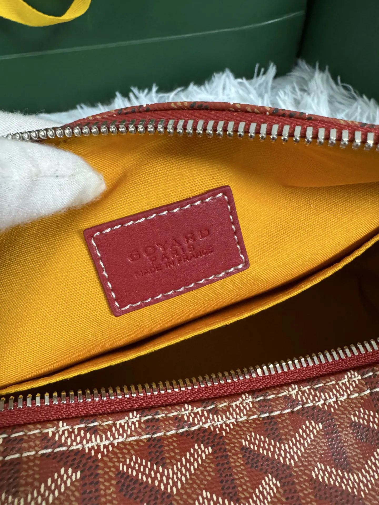 Cosmetic Pouch Leather