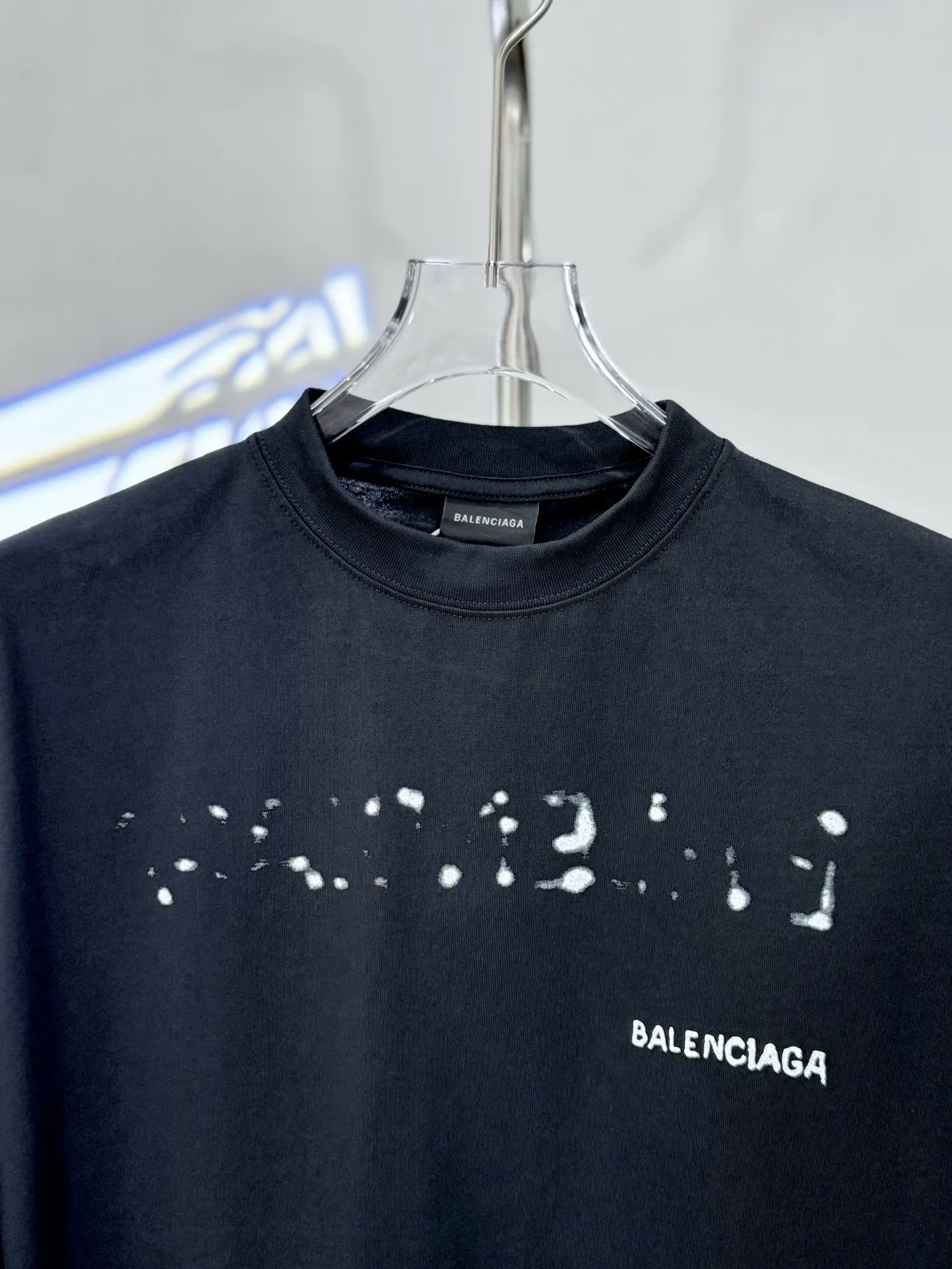 Balenciaga Cotton Logo Short Sleeve T-Shirt Street