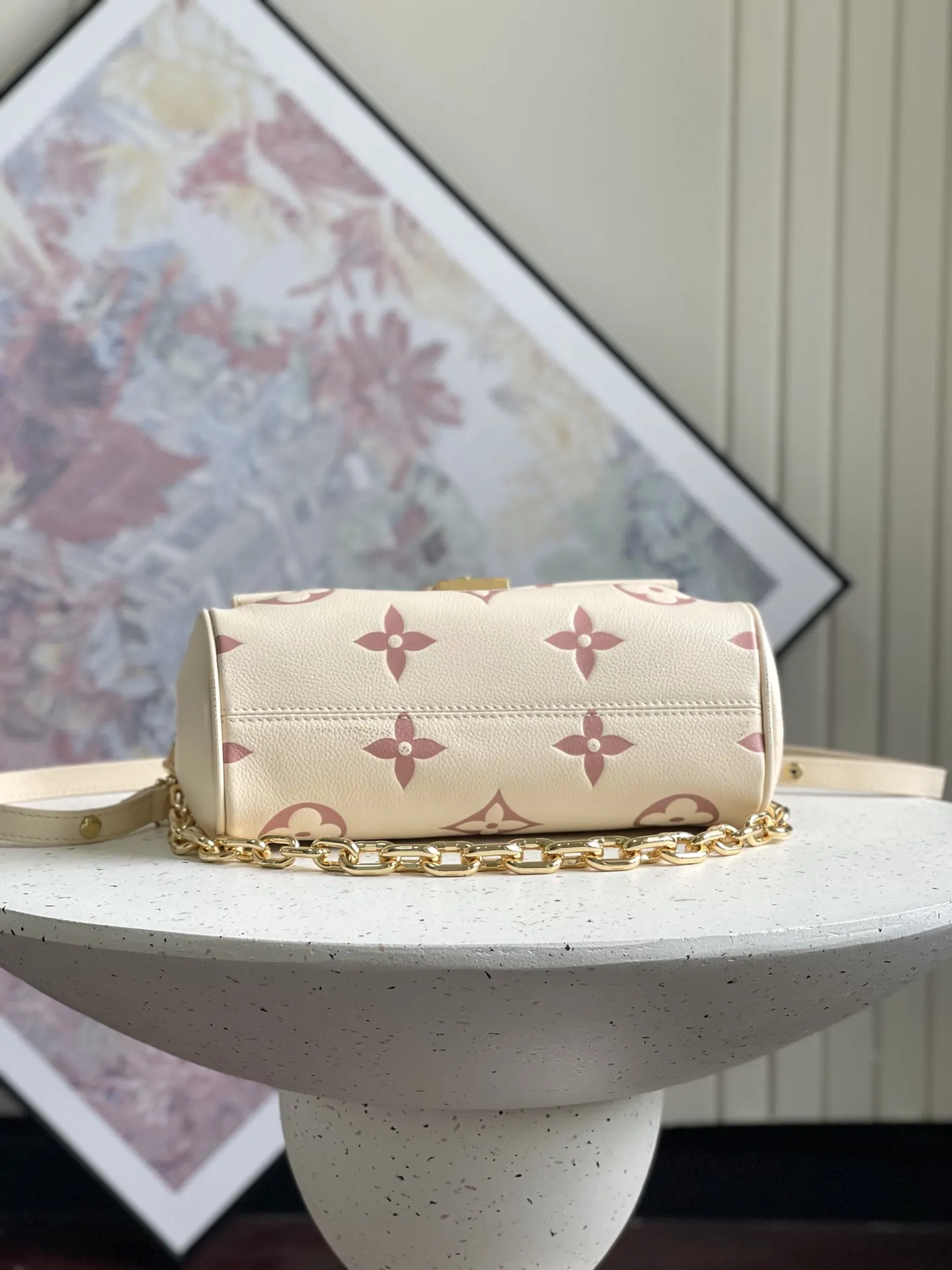 Black Gray Chain Bag
