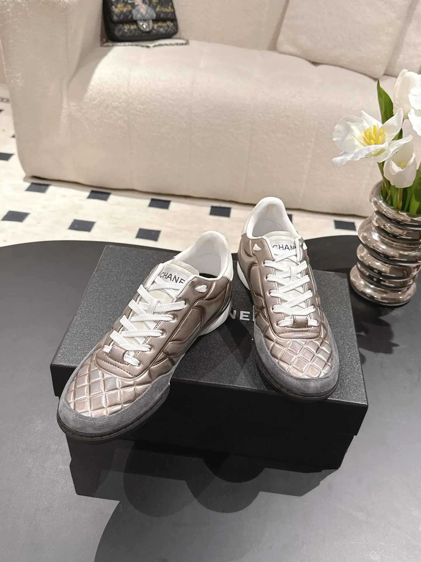 Chanel Sheepskin Shoes Sneakers Image 3 Chanel Sheepskin Shoes Sneakers Image 3