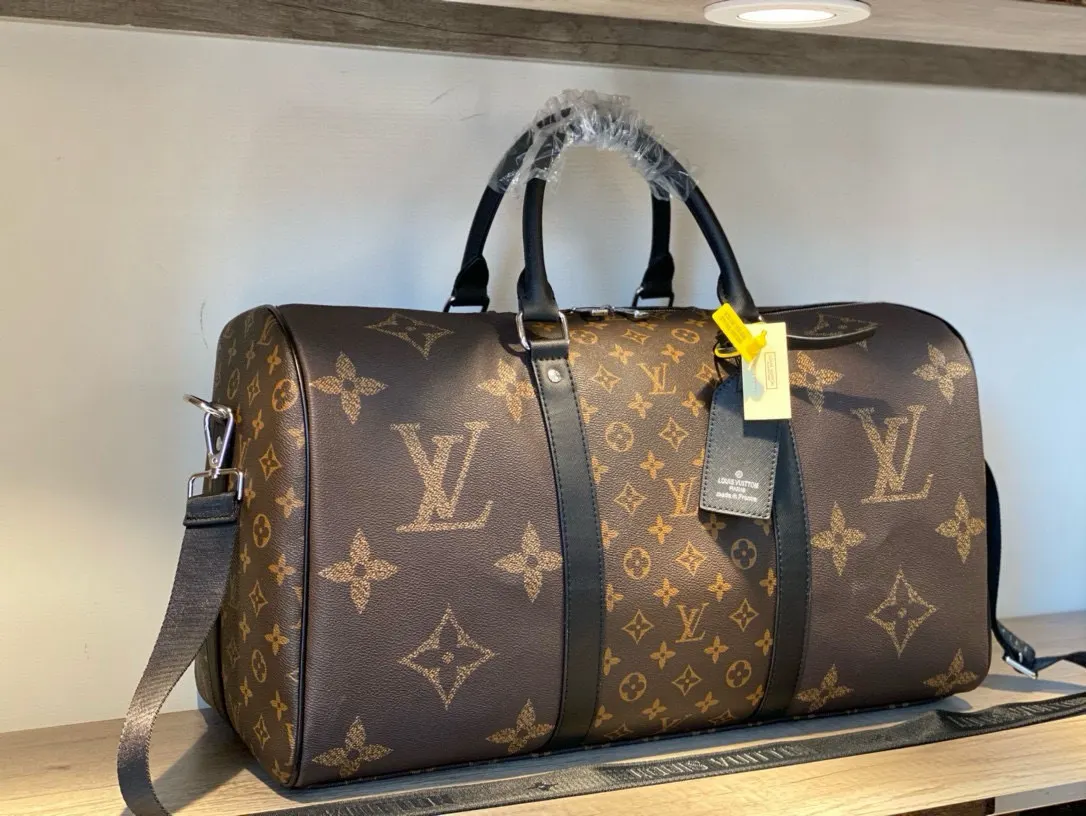 黑色 白色 尼龙 旅行包 大容量旅行款