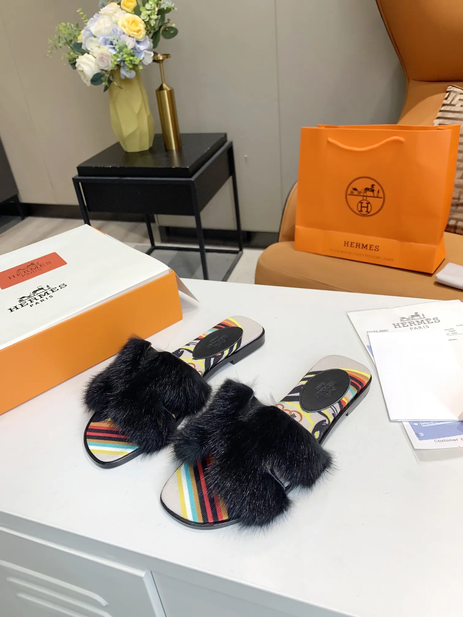 Hermes 黑 鞋履 舒適百搭款