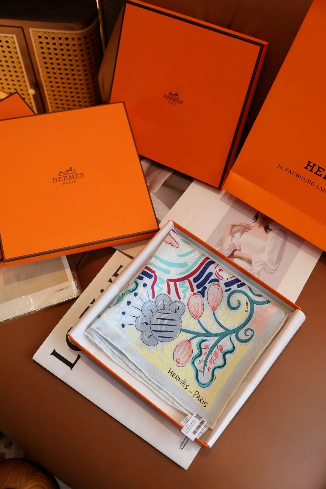 Hermès 丝巾 精致配饰