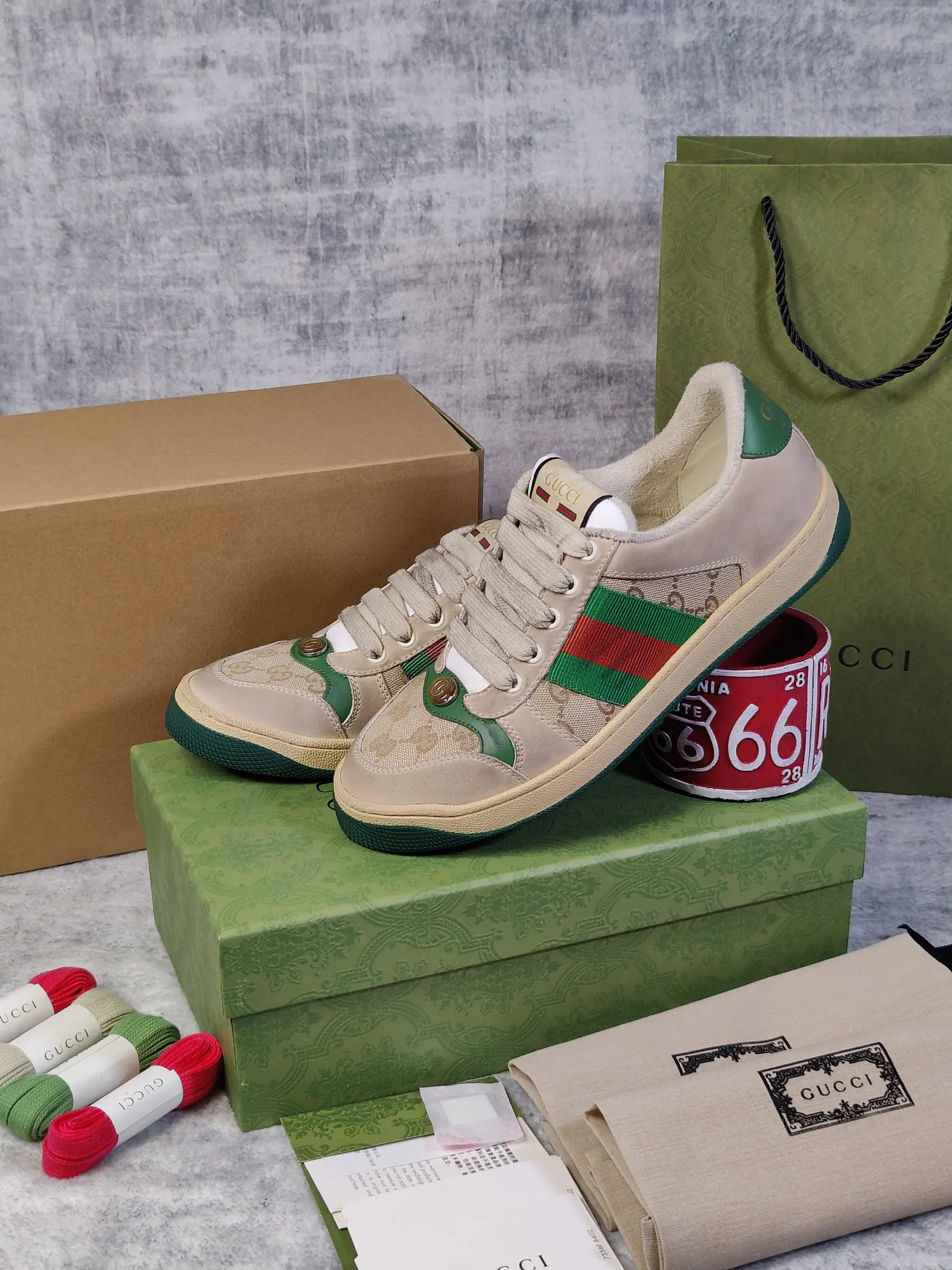 Gucci Logo休闲运动鞋 百搭款