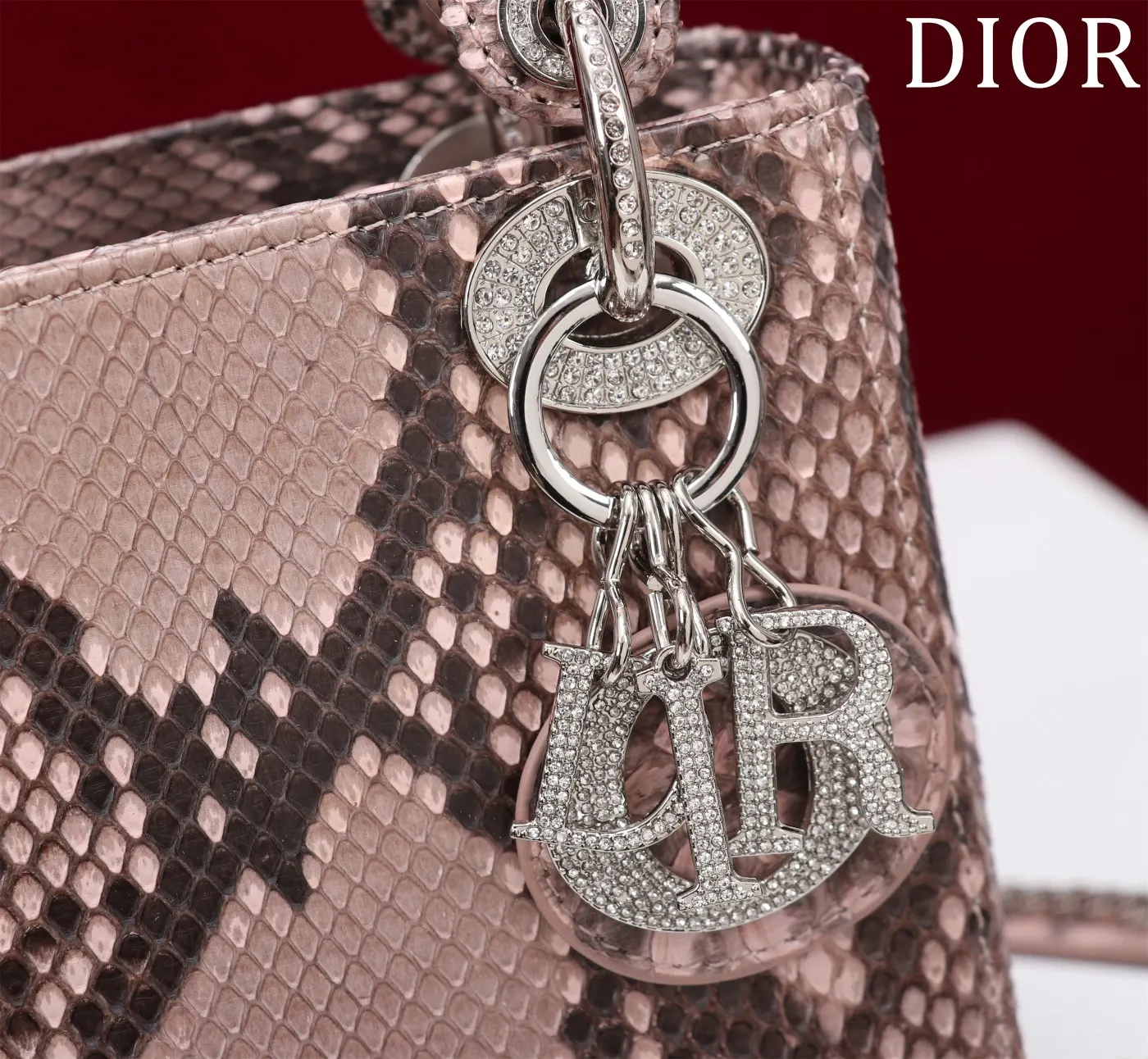 Dior Lady Dior Lady Handbag Top Handle Bag