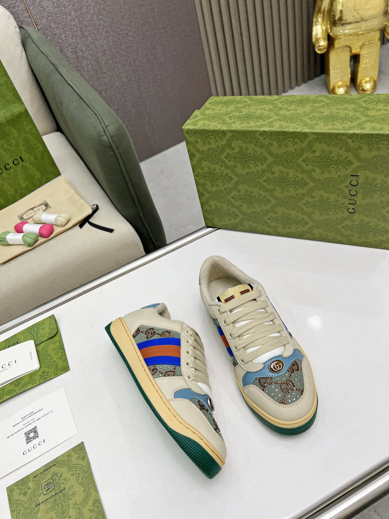 Gucci Logo休闲运动鞋 百搭款