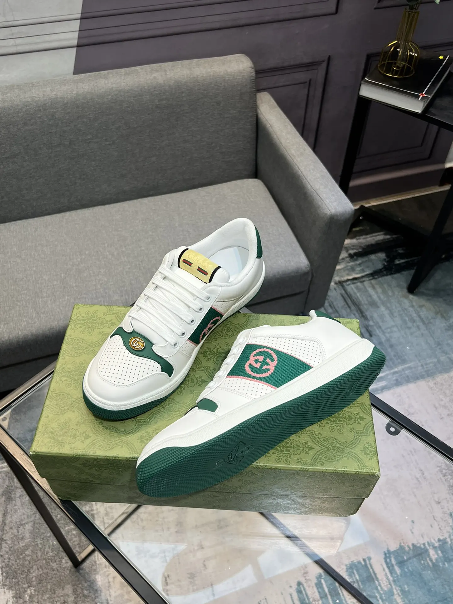 Gucci Logo休闲运动鞋