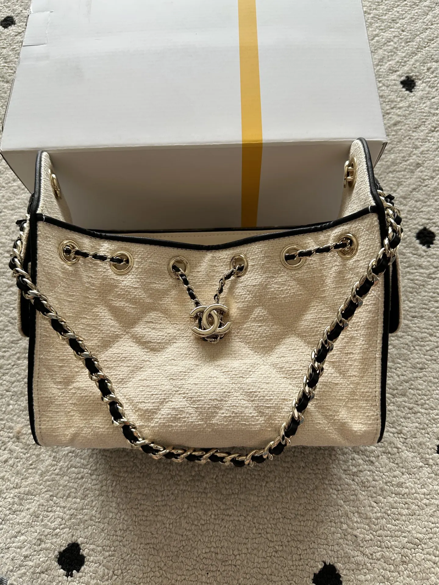 Chanel Hobo Shoulder Bag Vintage Leather