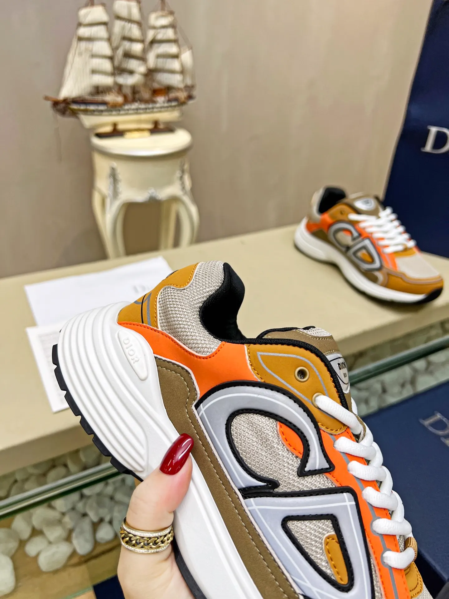 Dior B30 黑色 运动鞋(數字7) Dior B30 黑色 运动鞋(數字7)