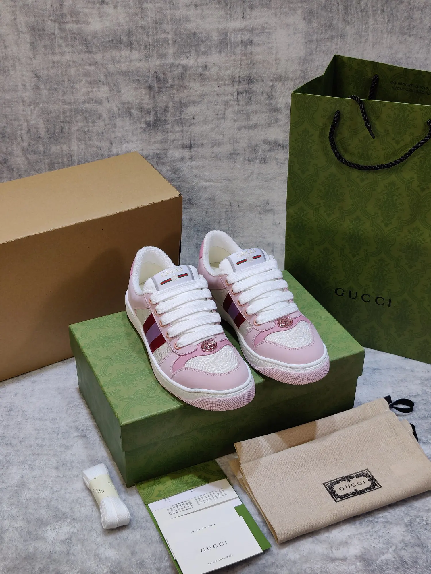 Gucci Logo休閒運動鞋