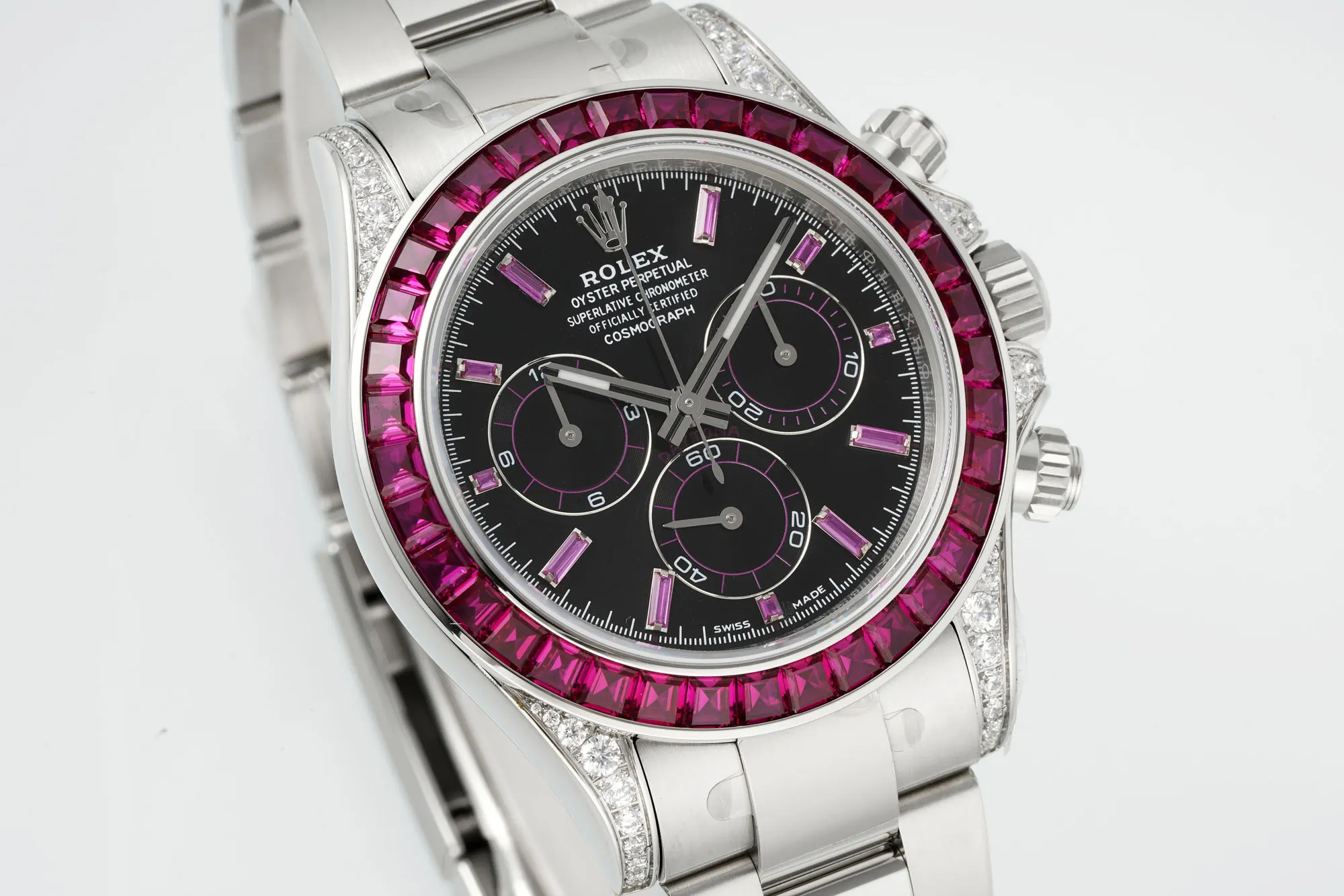 Rolex PPM定制改装 劳力士迪通拿隐藏款 cvd培育钻限定 手錶 經典腕表款