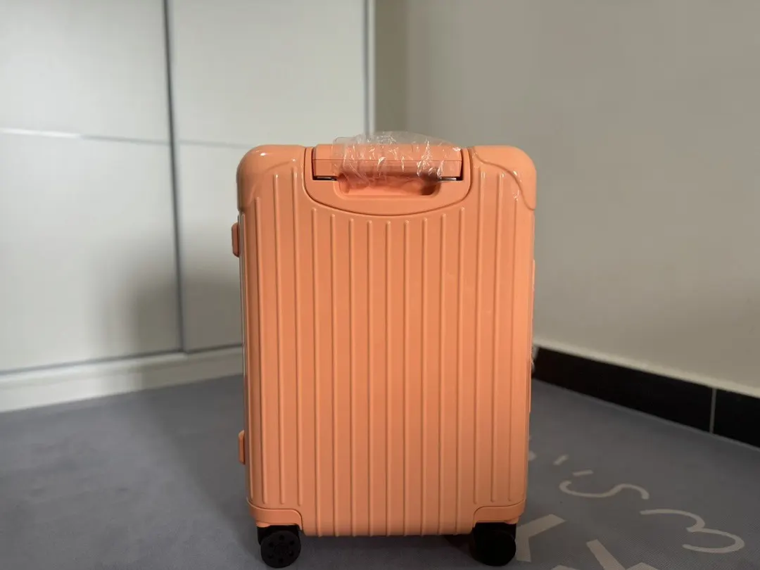 Black White Suitcase Travel Lightweight
