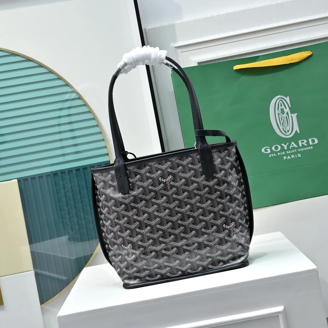 Goyard 牛皮 高 戈雅双面mini 王菲同款购物袋 头层牛皮 托特包 大容量托特款