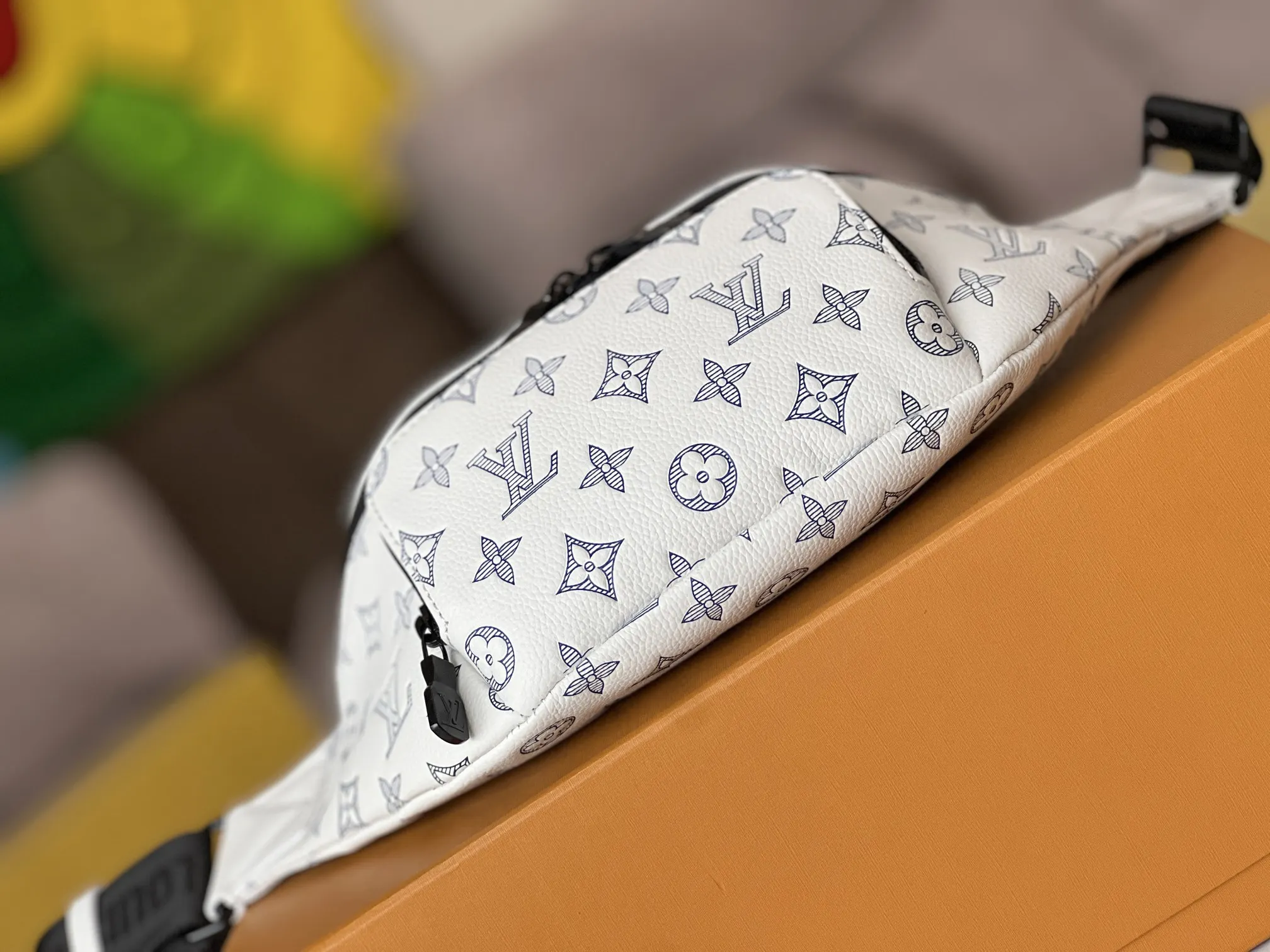 White Belt Bag Casual Leather