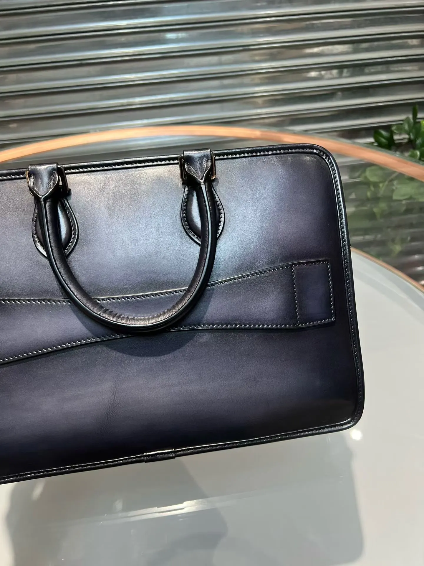 Briefcase Business Commuter Leather