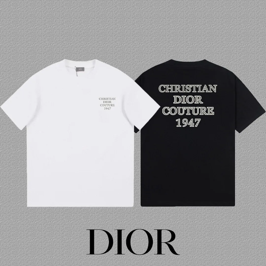 Dior 白色小标短袖T恤 简洁百搭款