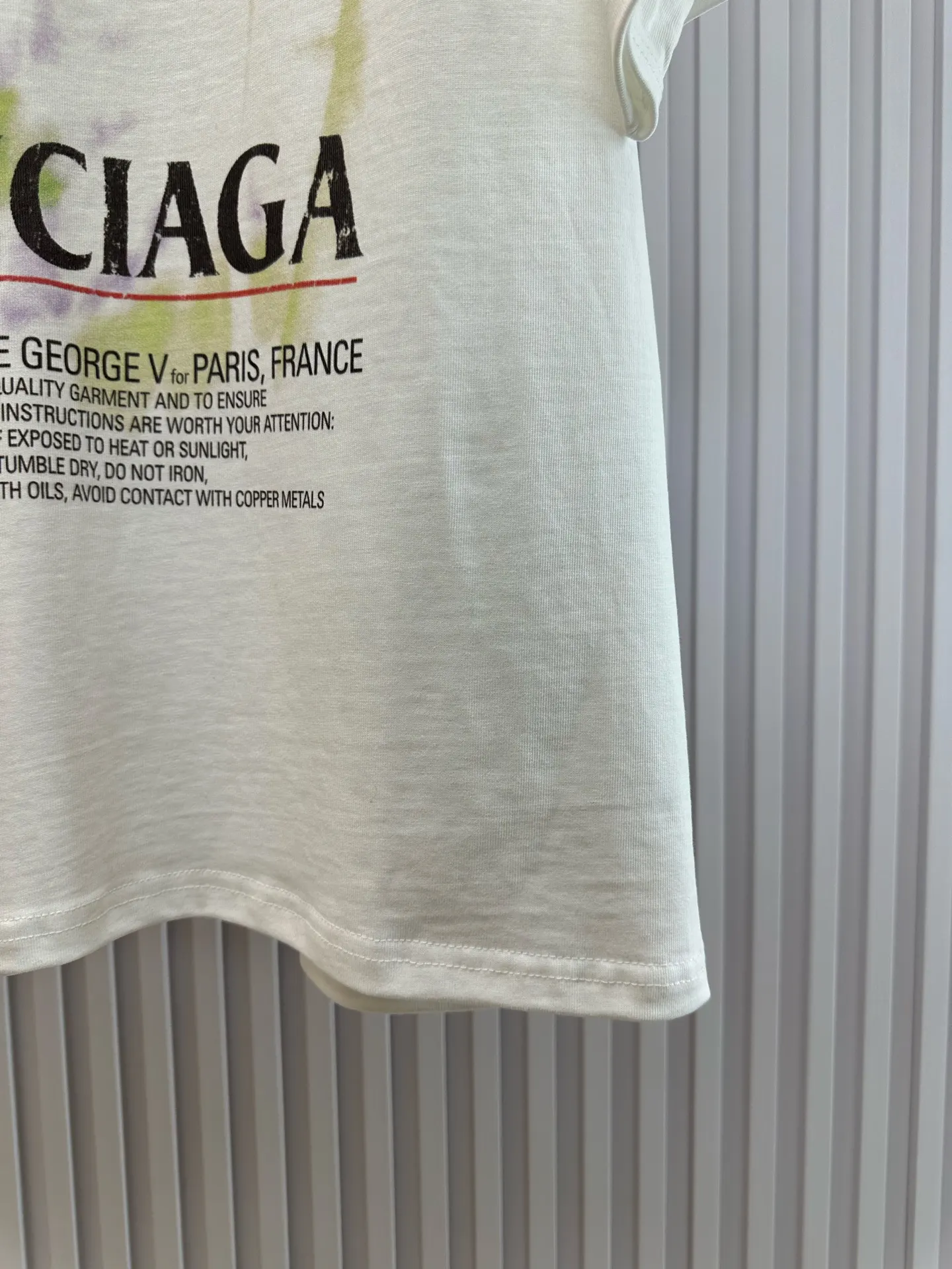 Balenciaga 白色 純棉 短袖T恤 宽松休閒