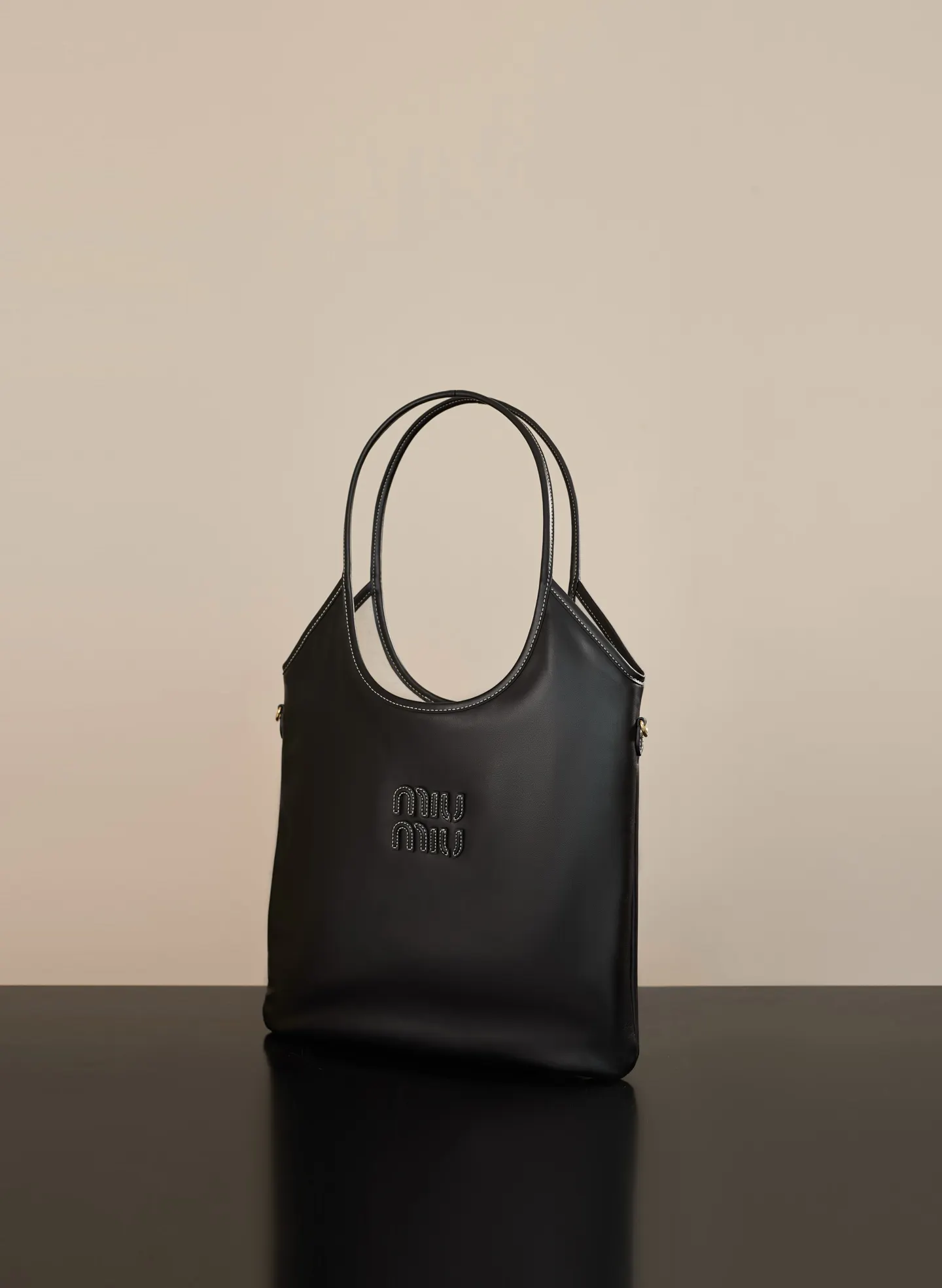 Gold Tote Bag Leather