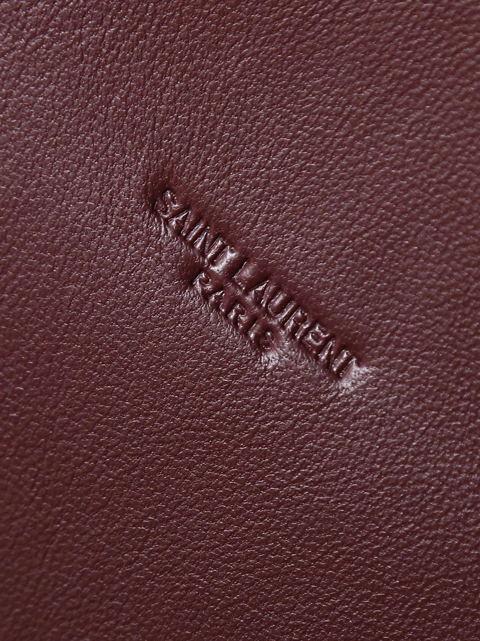 YSL 枣紅 GabyBucket翻盖水桶包 薯条包 见面 鏈條包 精致鏈條款