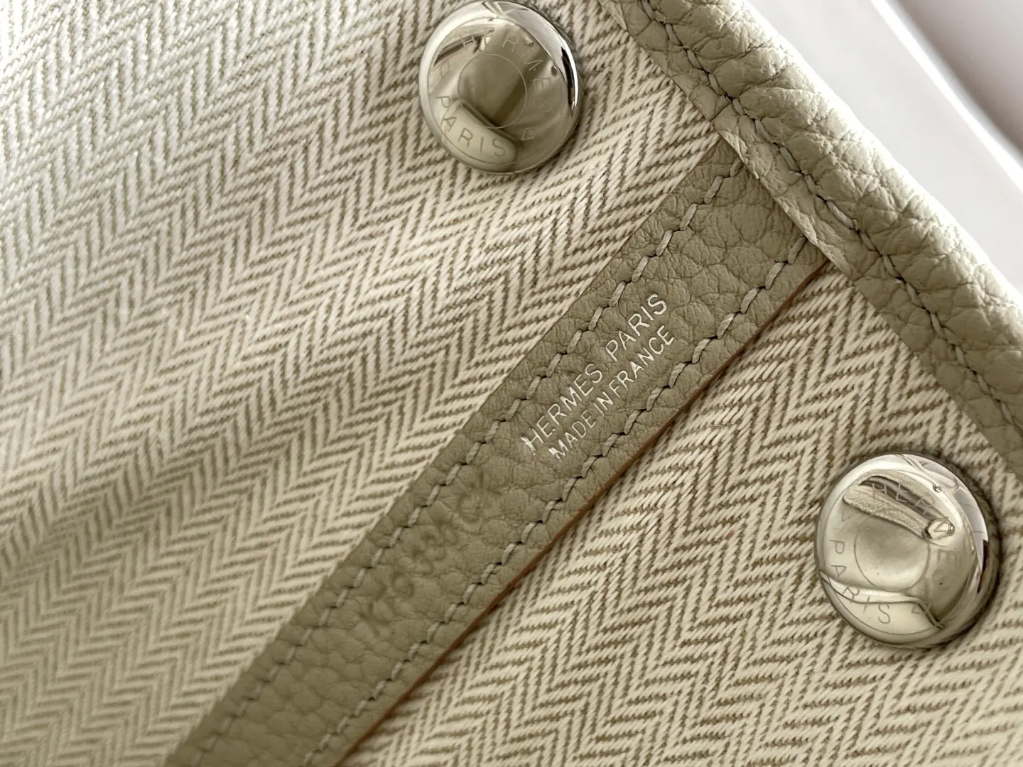 Hermès Garden Party 拼色 Togo牛皮 托特包 10cm