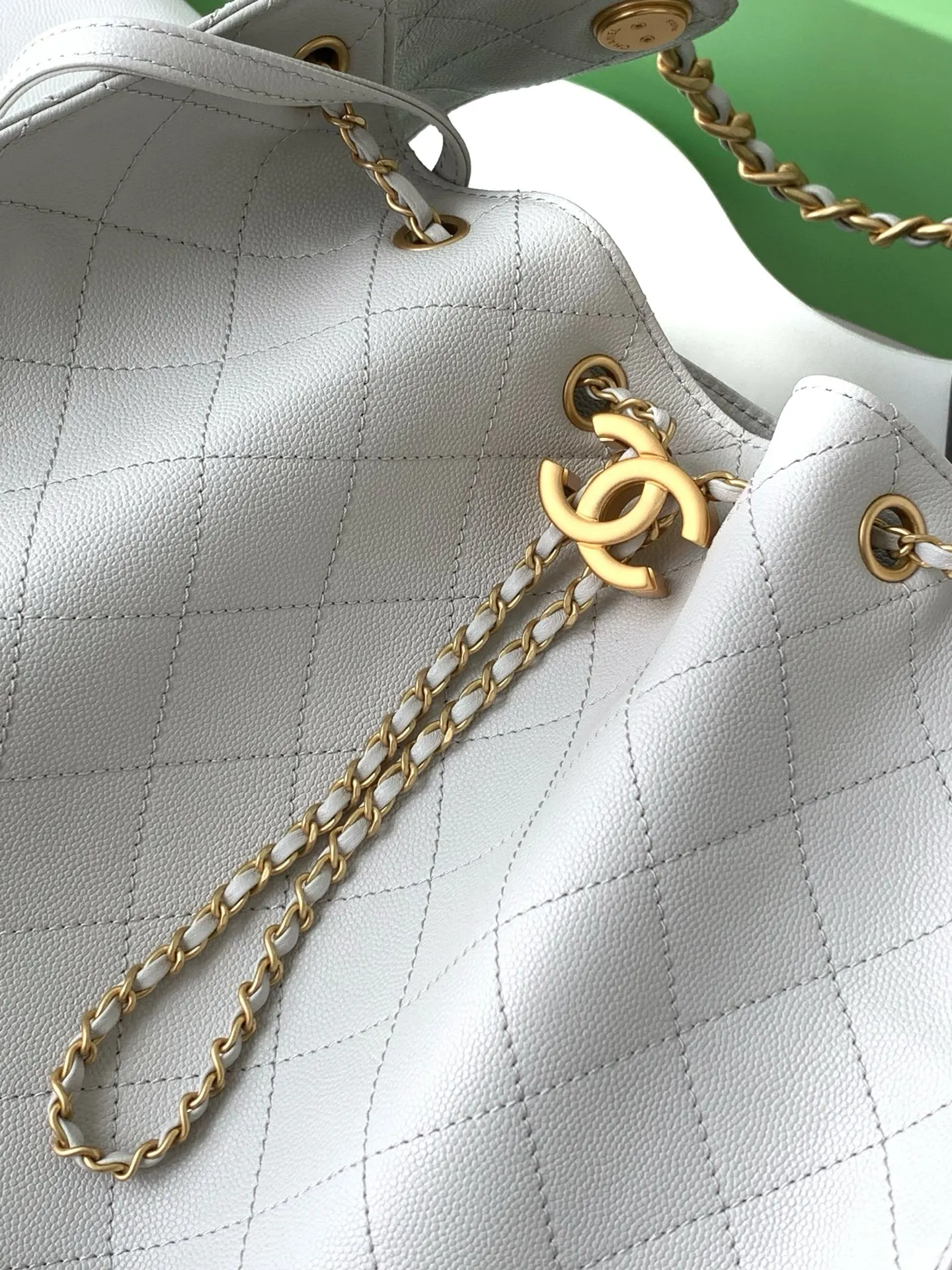 CHANEL Hobo 进口 免税 球纹皮嘻哈包 腋下包 復古腋下背款