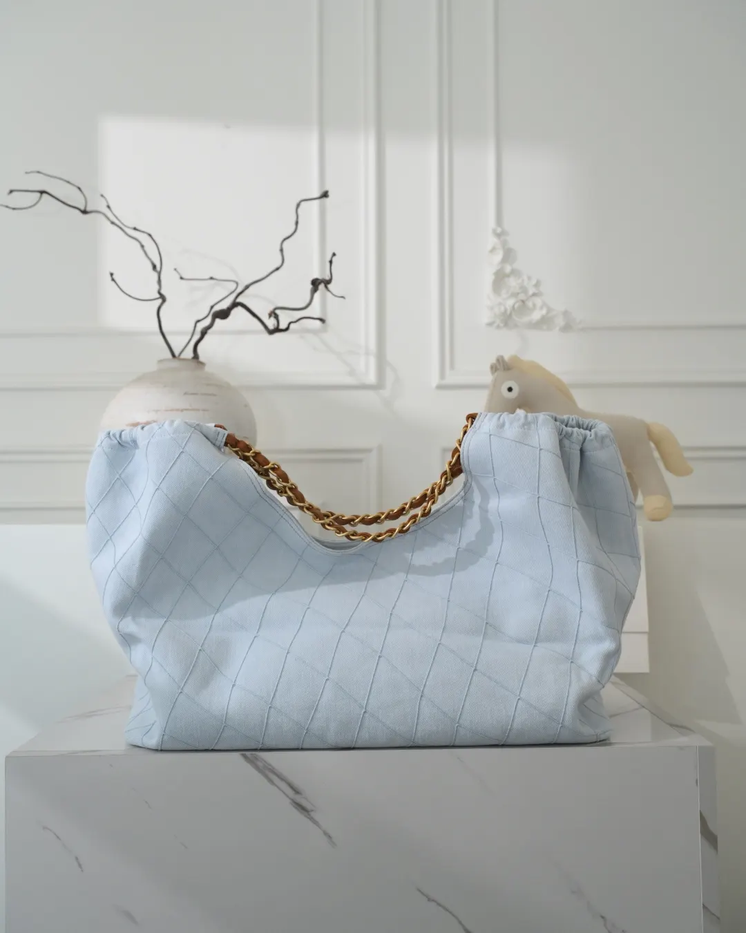 Blue Tote Bag
