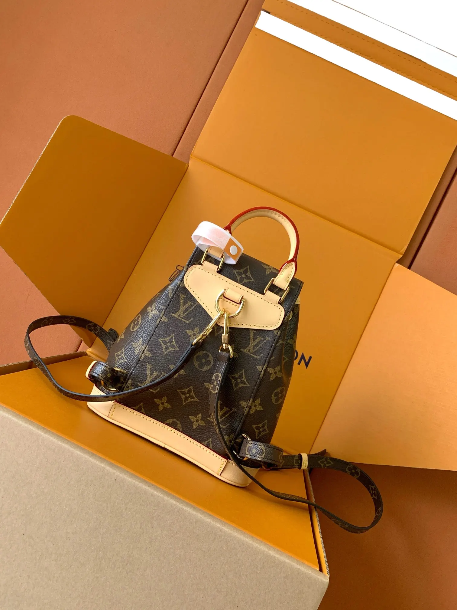 Monogram Organizer Pouch Travel Leather