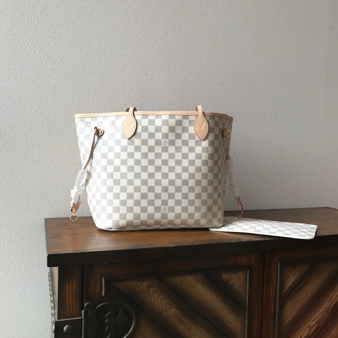 LV Neverfull 金色 牛皮 手拿包 精致手拿款