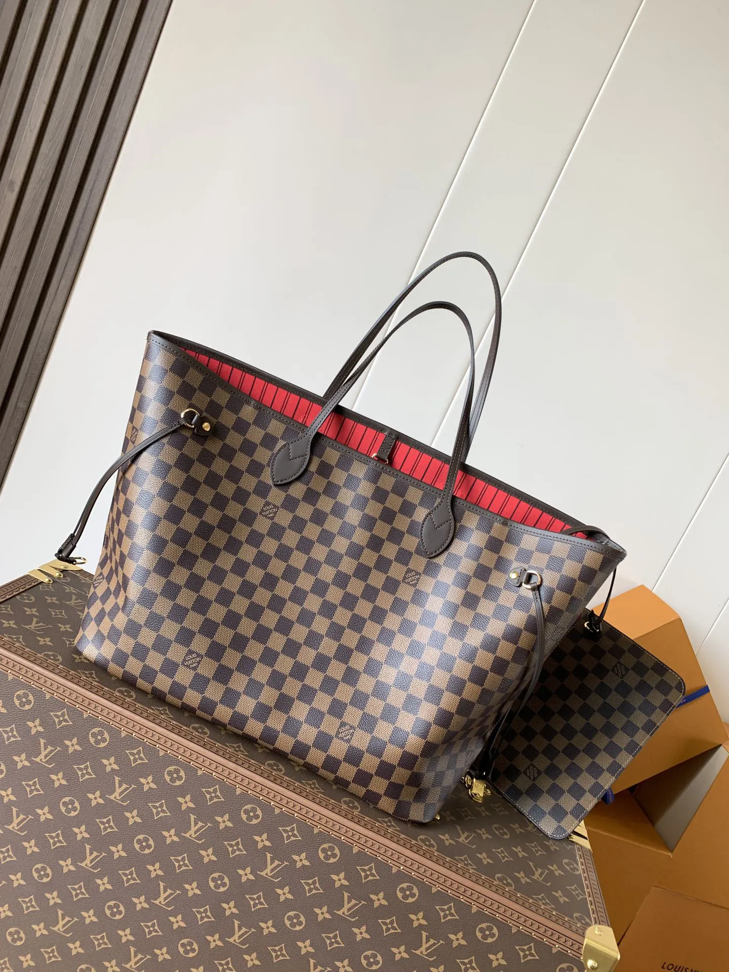 Neverfull 牛皮 托特包 大容量托特款