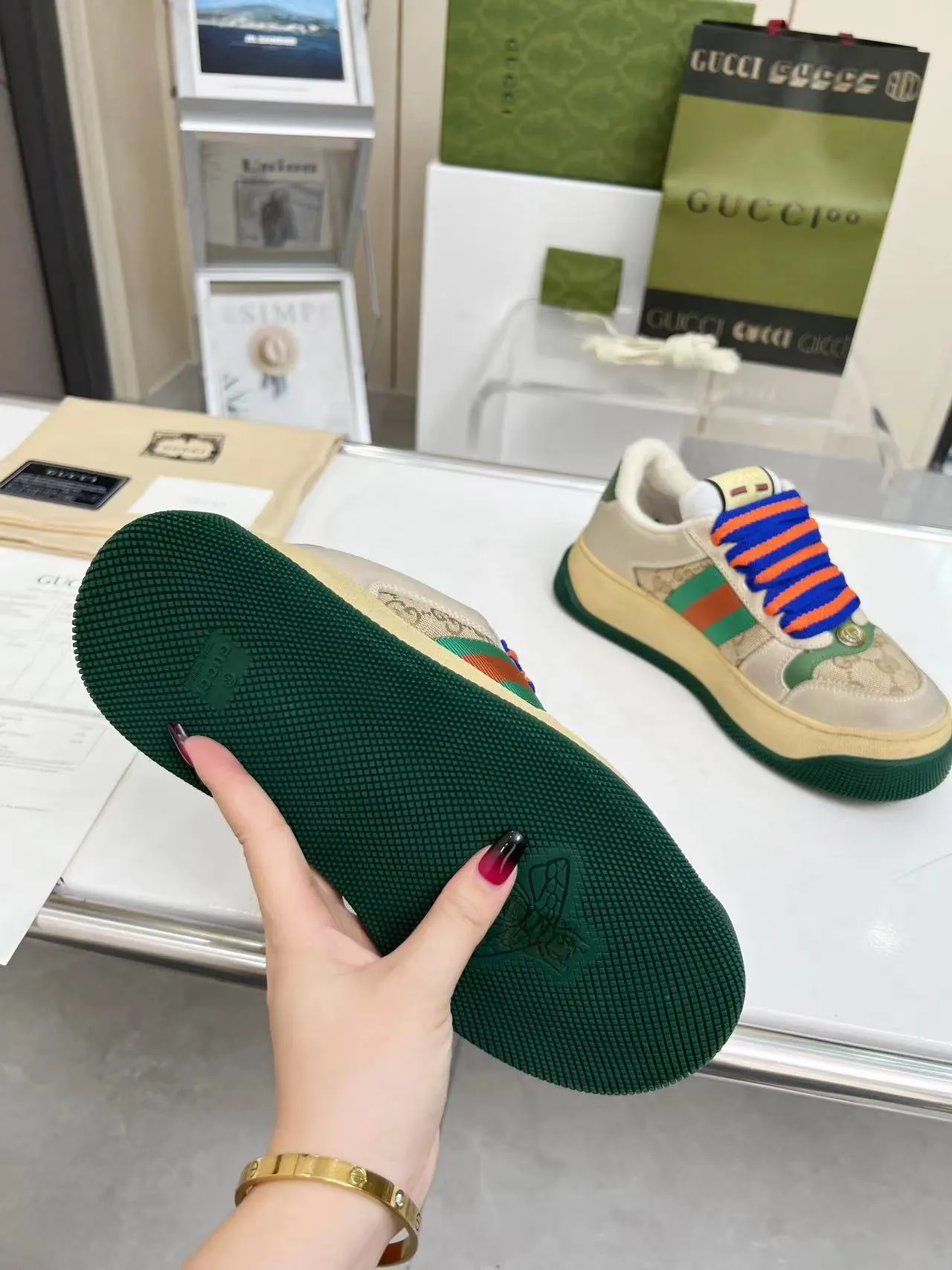 Gucci Logo休闲运动鞋 百搭款