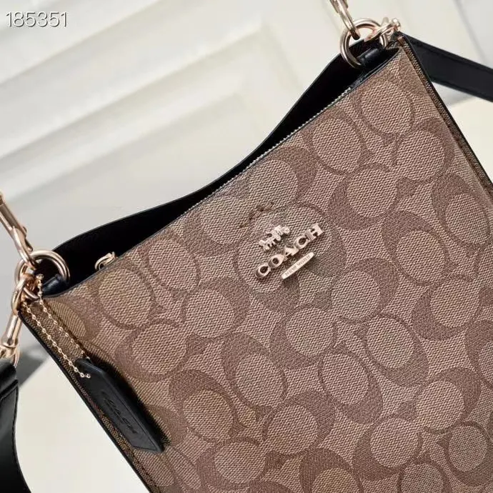 Monogram Bucket Bag Casual Leather