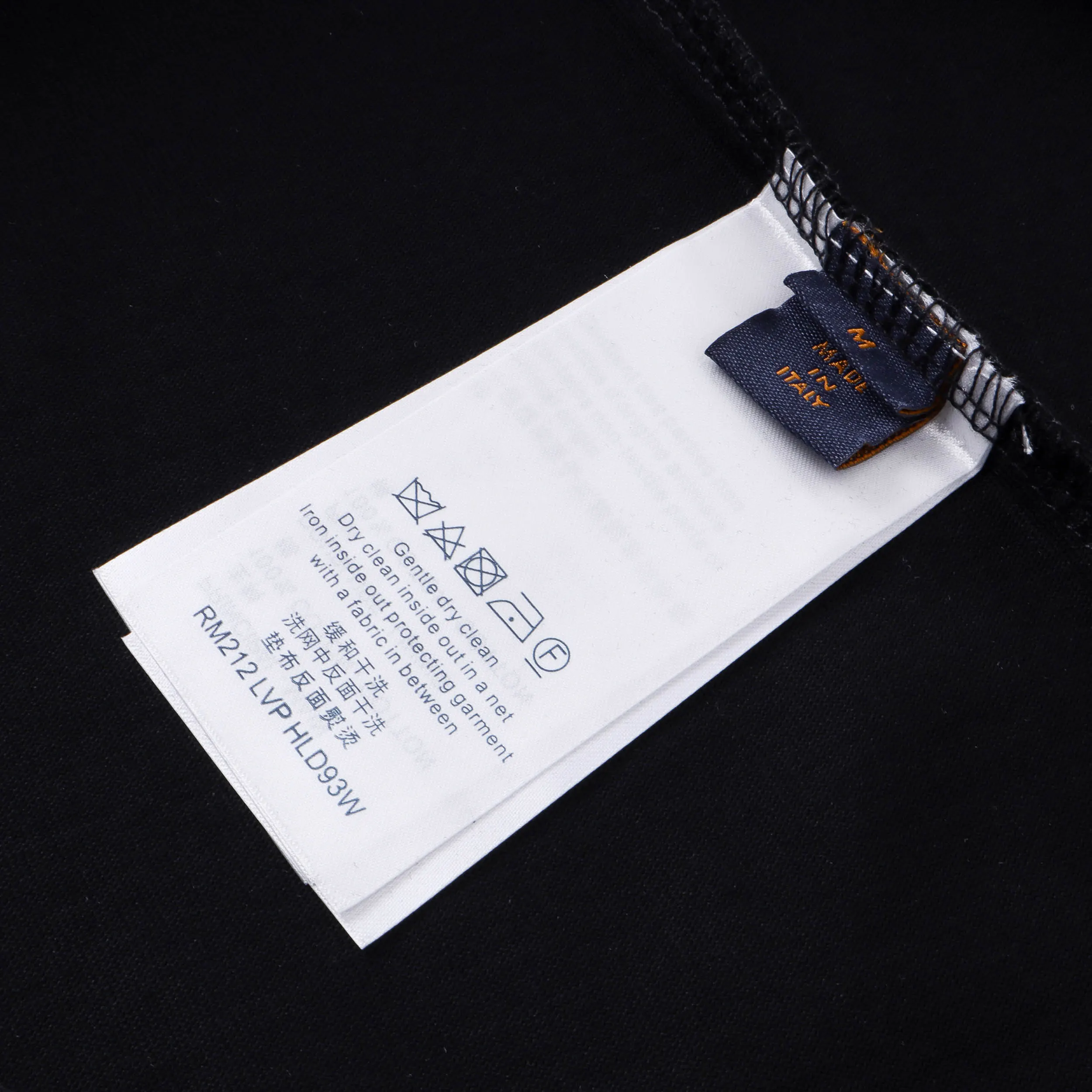 Louis Vuitton Black Logo Print Short Sleeve T-Shirt