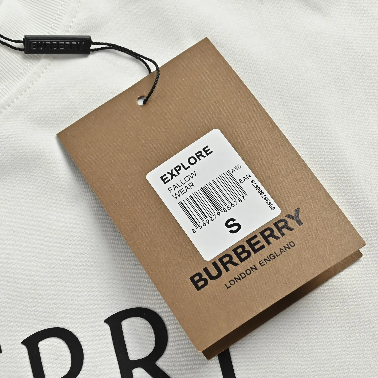 Burberry 字母 印花 短袖T恤 休闲百搭款
