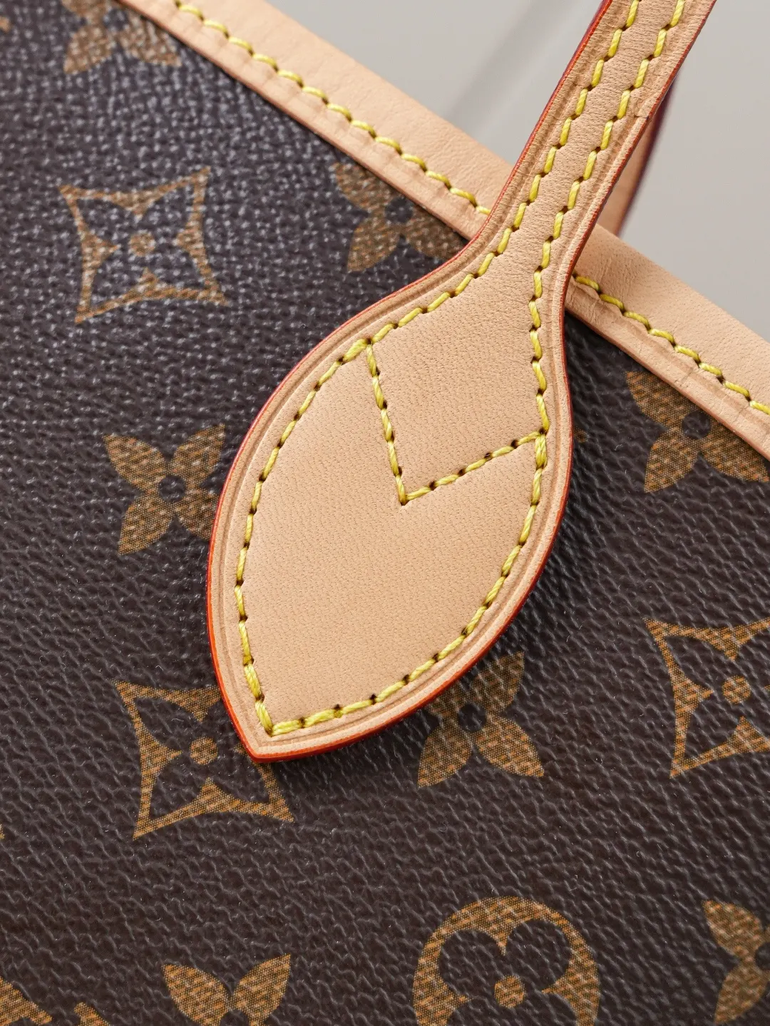 Neverfull 老花 牛皮 托特包 大容量托特款