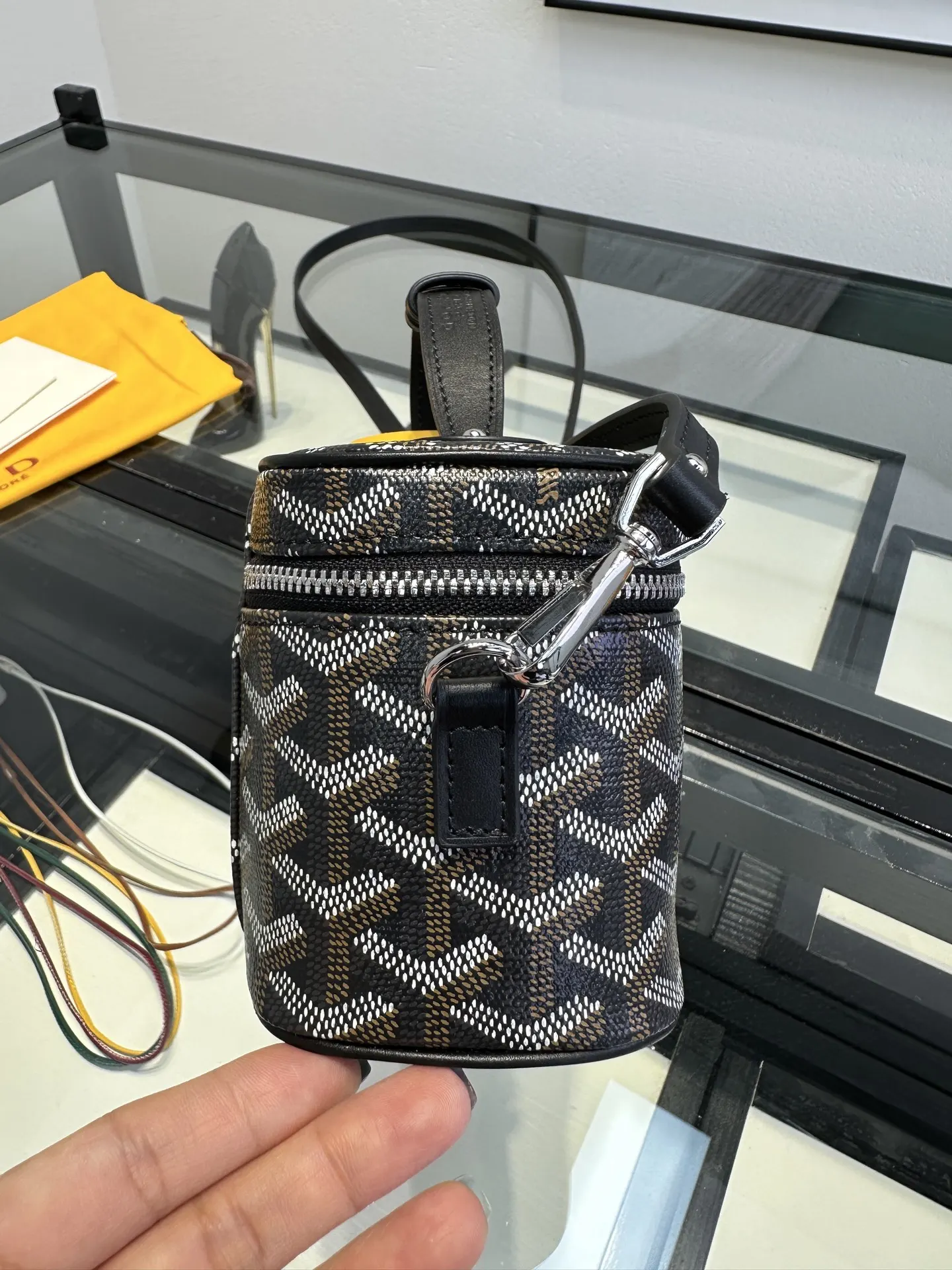 Goyard 黑色 小牛皮 收納包 旅行收納款