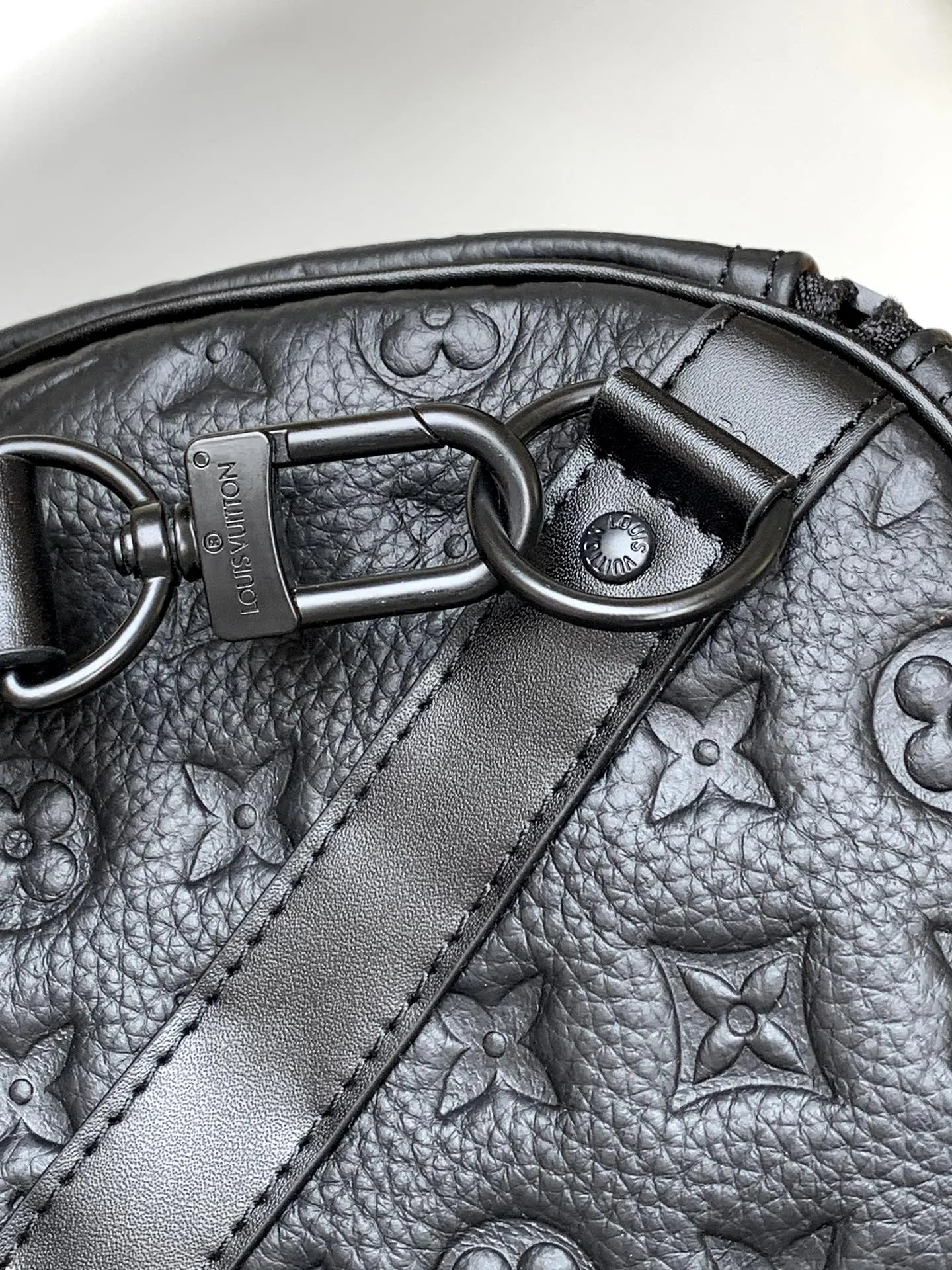 Keepall 黑色 牛皮 旅行包 大容量旅行款