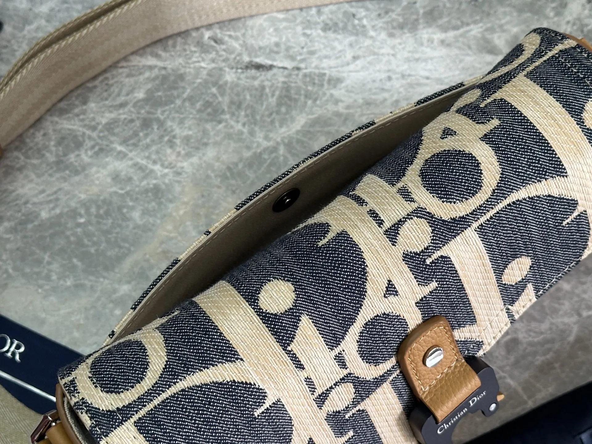 Dior Saddle Brown Leather Handbag