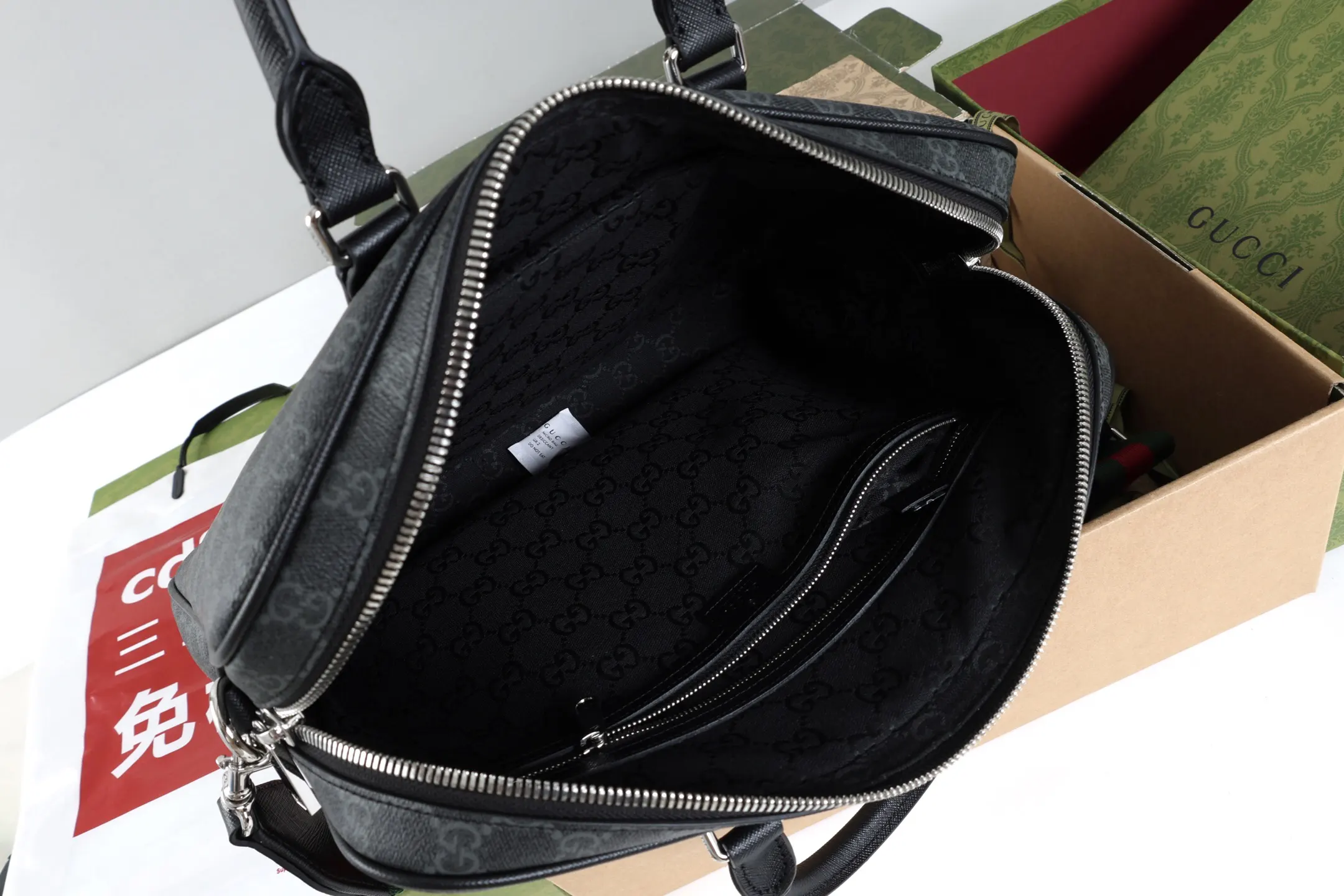 Black Chain Bag Leather