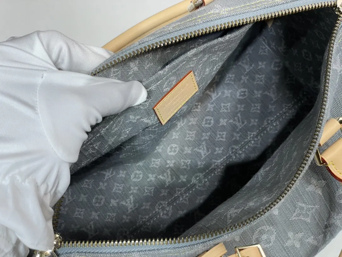 Louis Vuitton Speedy Gray Monogram Handbag