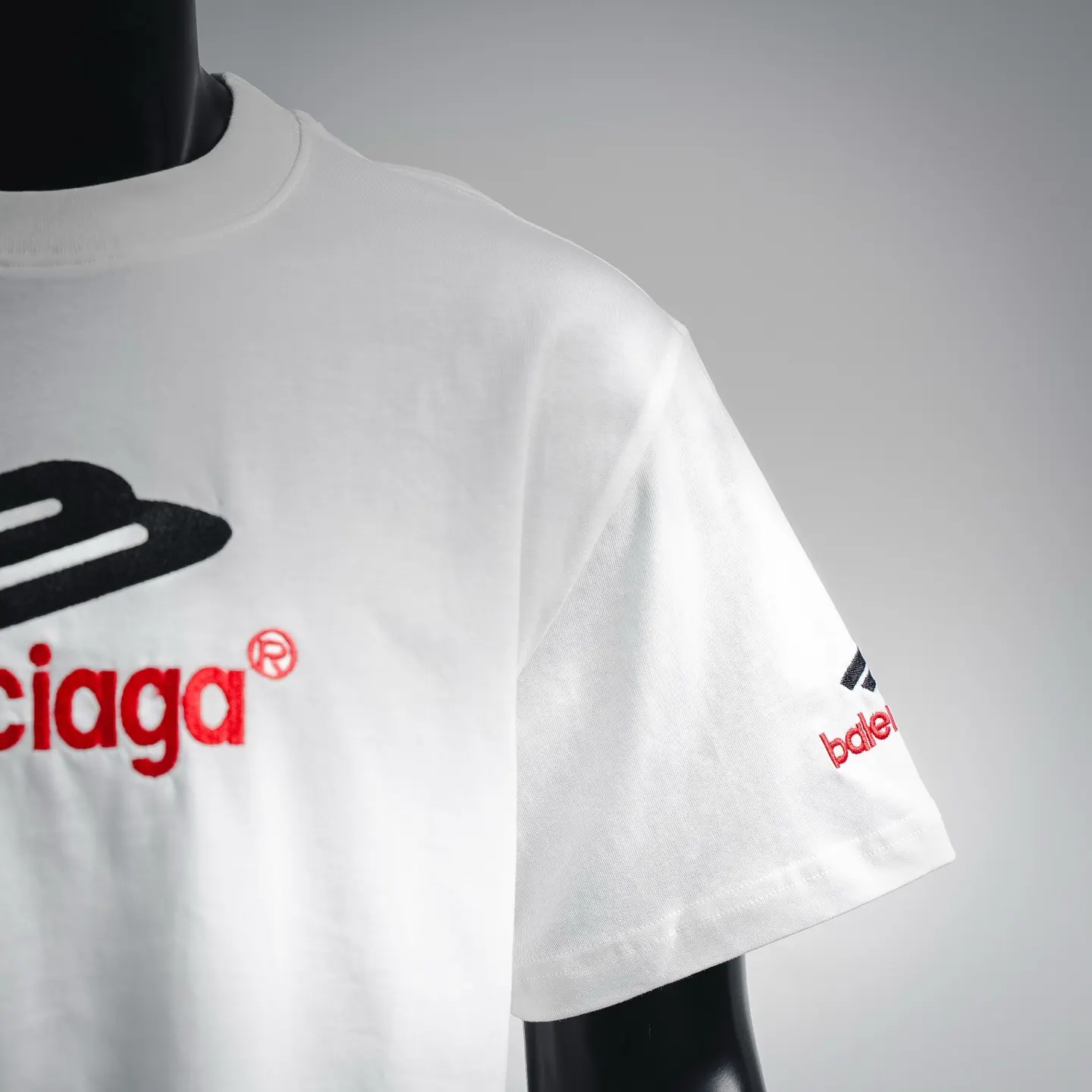 Balenciaga Cotton Logo Short Sleeve T-Shirt Street