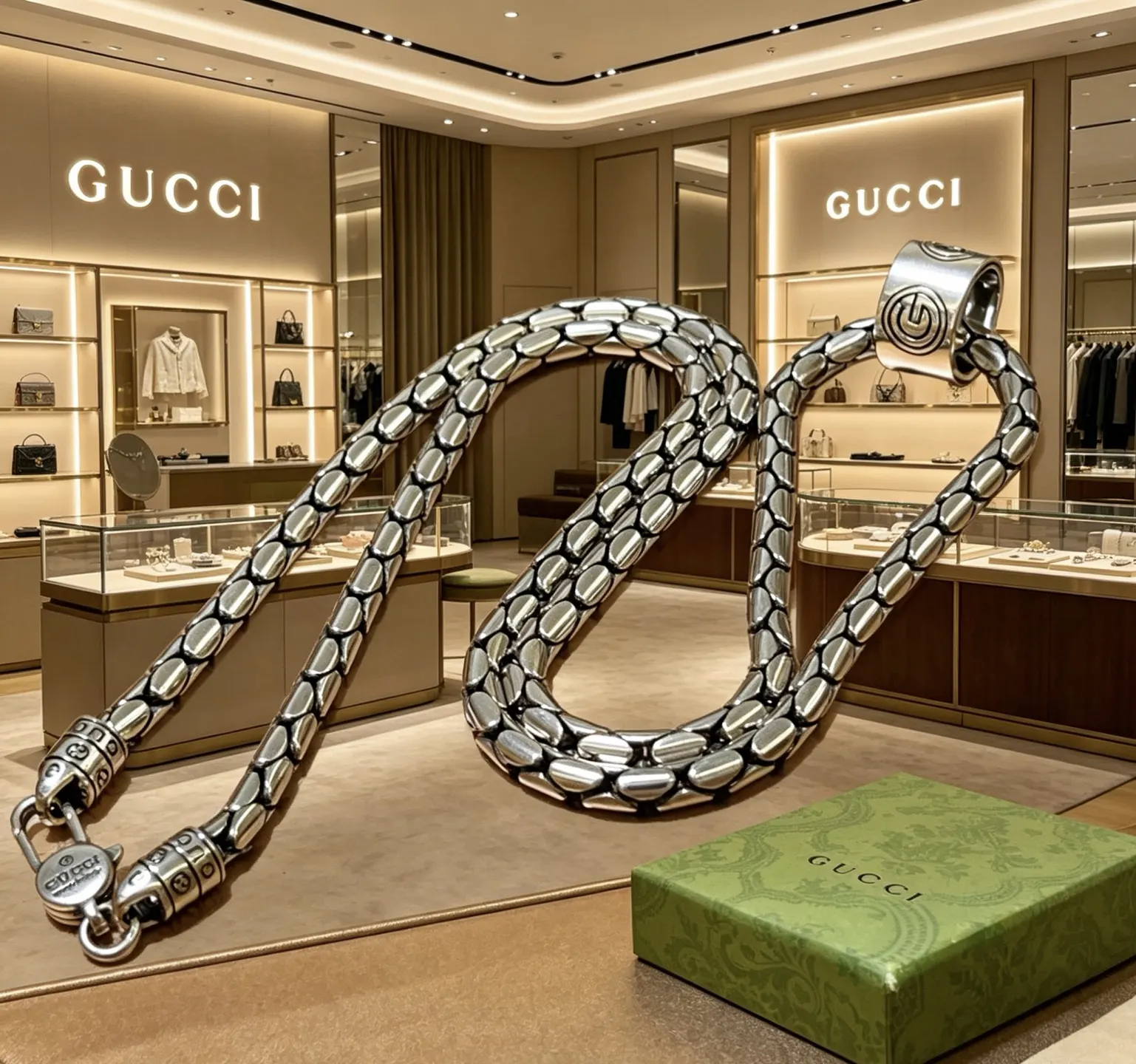 Gucci Chain Bag Shoulder Messenger Image 7 Gucci Chain Bag Shoulder Messenger Image 7