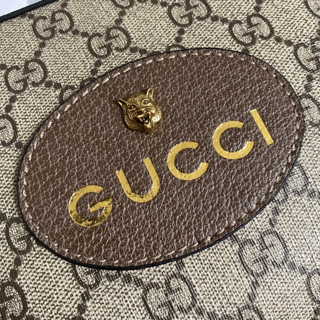 Gucci GG Supreme Ophidia 老花链条包 日常搭配