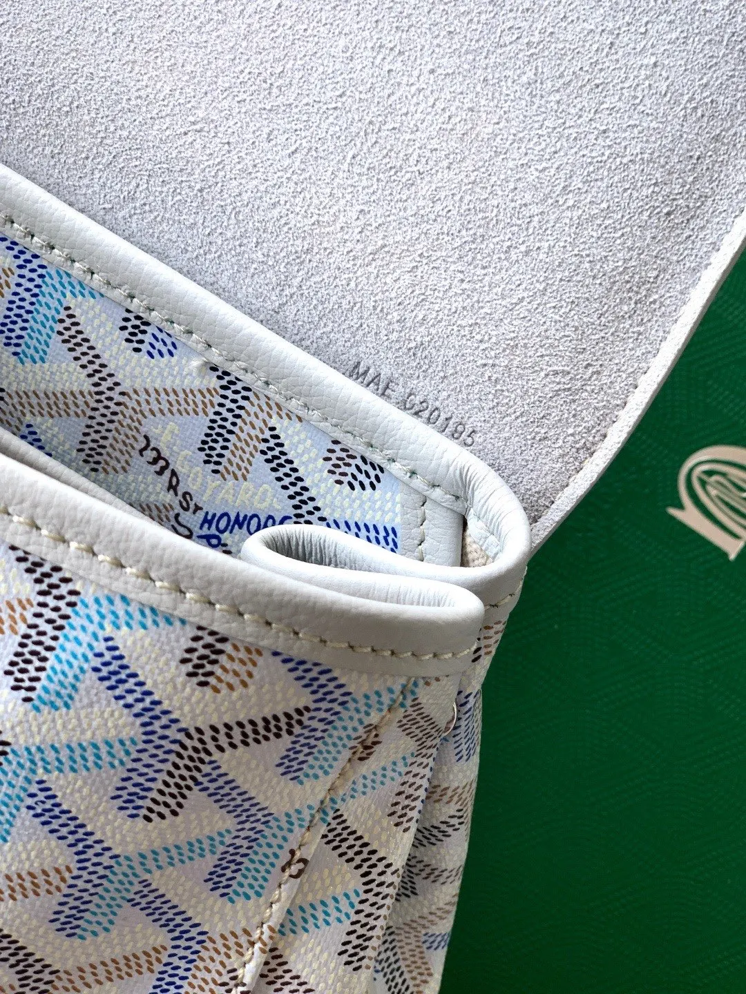 Goyard 帆布 极地蓝 双肩包 实用双肩款